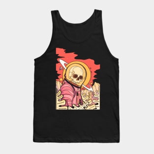 The skull astronaut Tank Top